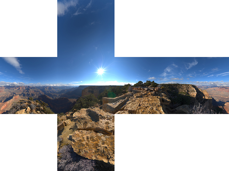 Example Cubemap projection