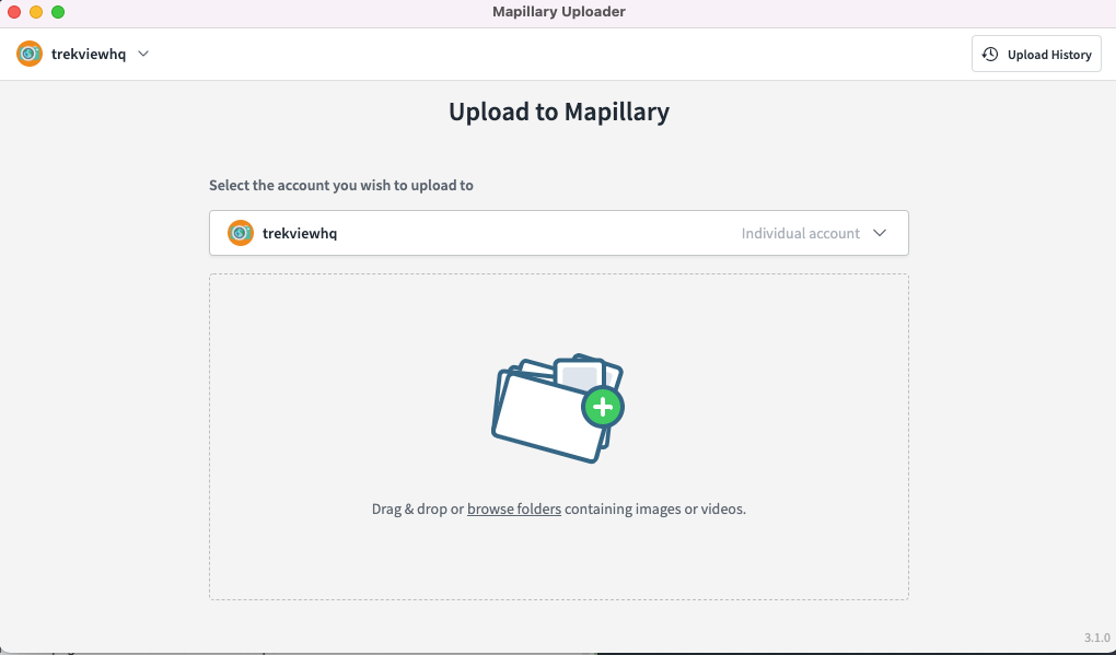 Mapillary Desktop Uploader