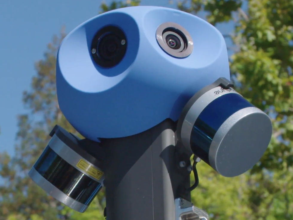 Google Street View LIDAR scanners from Velodyn