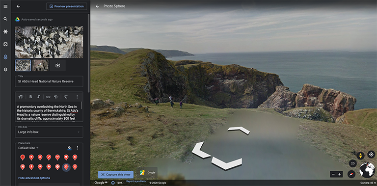 Google Earth Project annotate feature