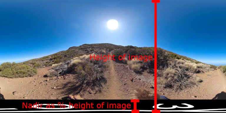 How to Add a Custom Nadir to a 360 Photo Programmatically (using ImageMagick)