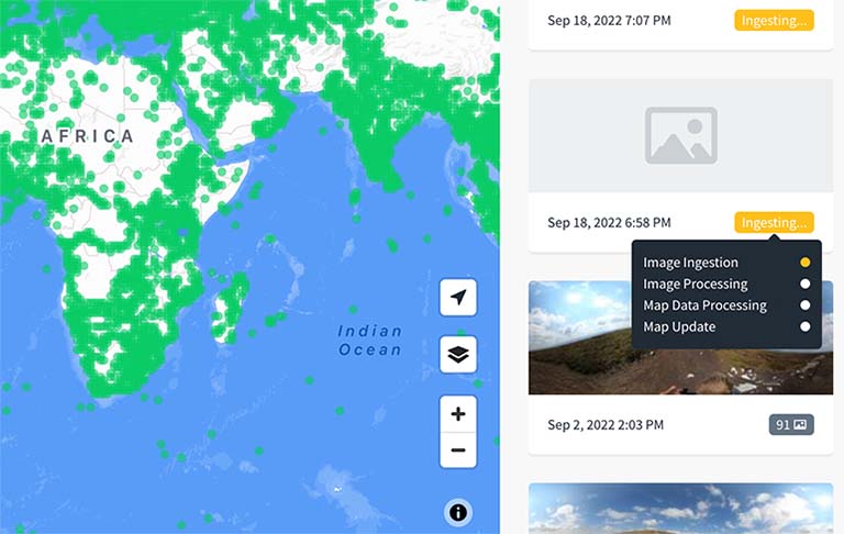 Mapillary API Web